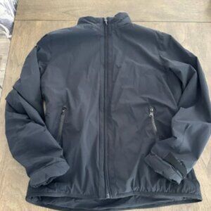 Banana Republic Men’s Fleece Lined Zip Jacket Size Medium Navy